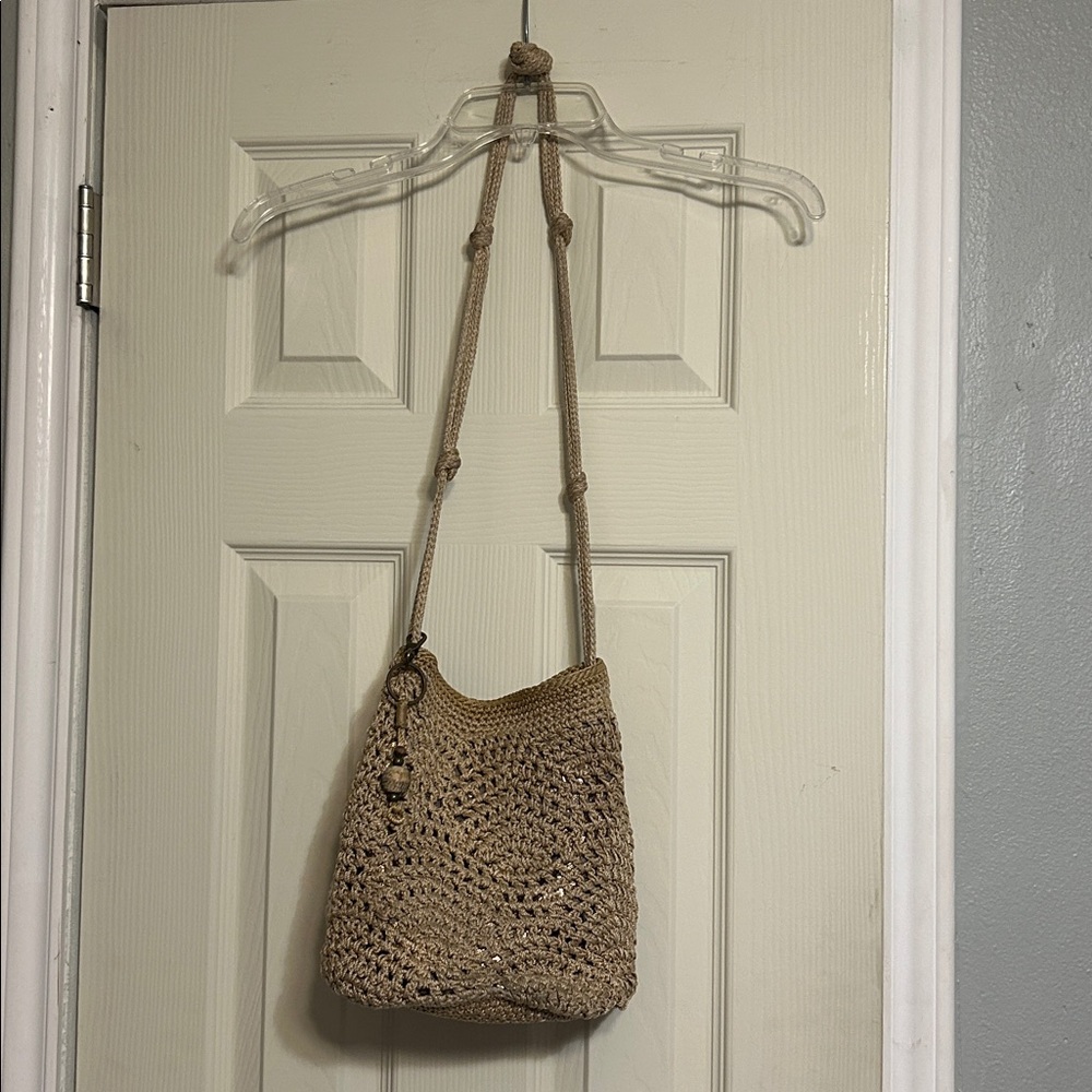 2/$15, 3/$21 The Sak woven tan bucket bag